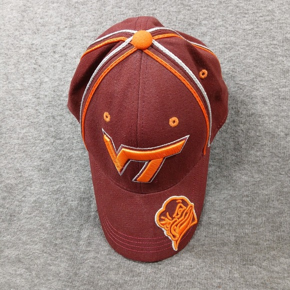 Top of the World Other - Top Of The‎ World Virginia Tech Hokies Embroidered Collegiate Red Baseball Cap